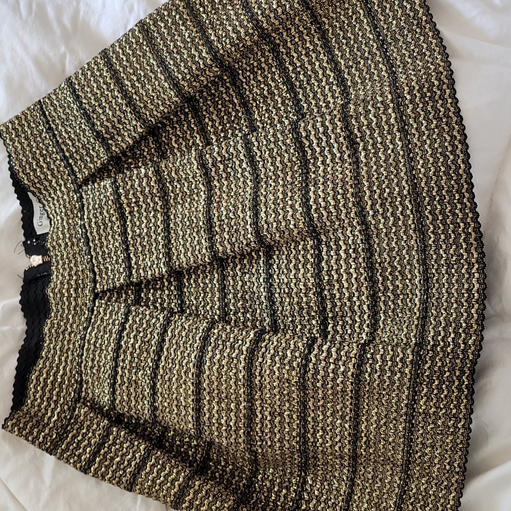 Gold skirt